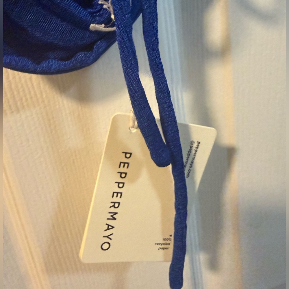 Peppermayo - Harlow Crop Top in Colbalt Blue - Size US 4 - NWT - Picture 4 of 6
